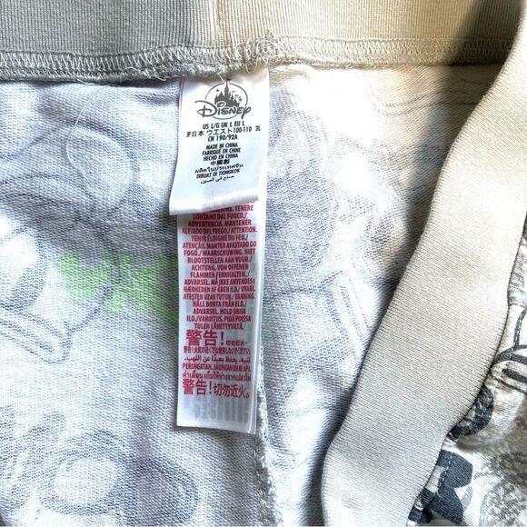 DISNEY PARKS Donald Duck Graffiti Art Pajama Lounge Sweatpants Pants Mens Large - Picture 12 of 16